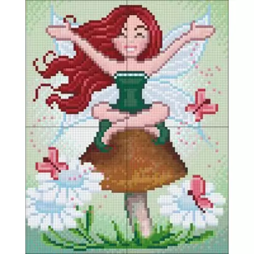 pixelhobby Kit Jeune Fille au Champignon